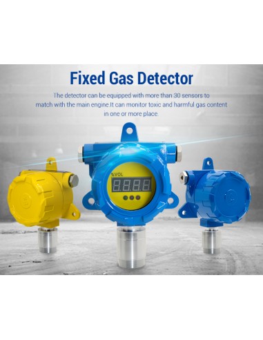 Detector de gas para instalación fija