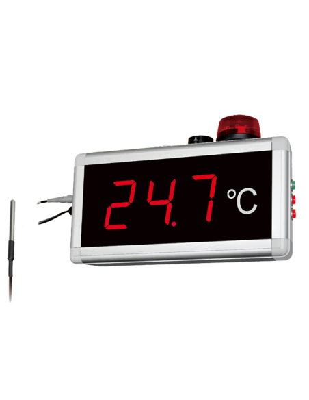 Transmisor de temperatura y humedad con visualizador LED de gran tamaño  (Serie EIC-E2XX)